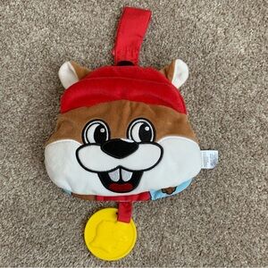 Buc-ee's On-The-Go Infant Activity Book Strap Crinkle Pages Plush Cover